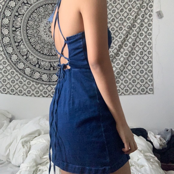garage denim dress - Picture 2 of 3